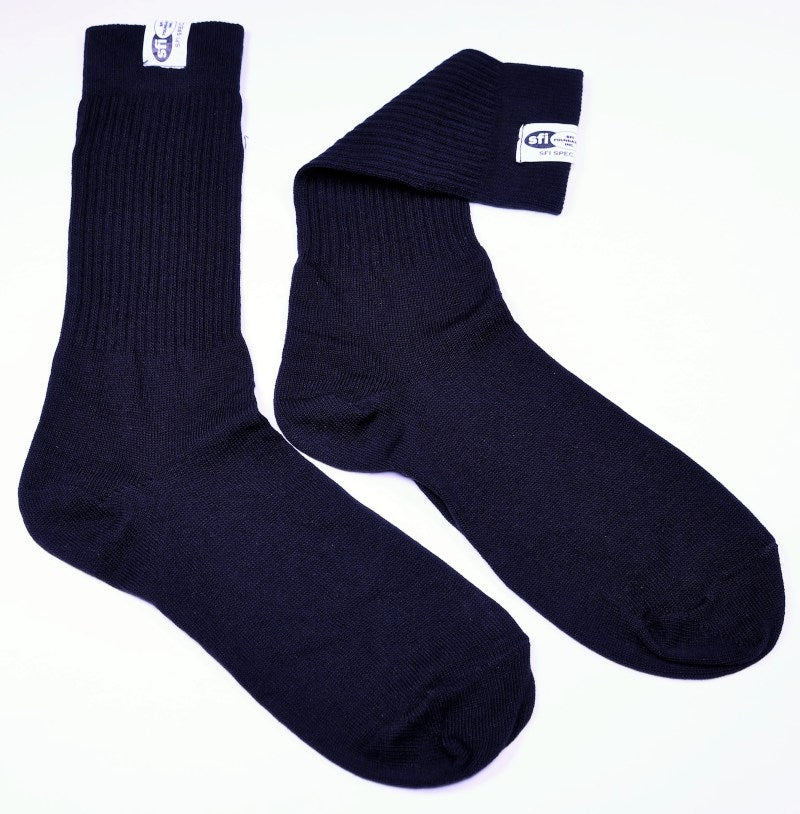 RaceQuip 411995 Black SFI 3.3 Fire Retardant Socks Large 10-11