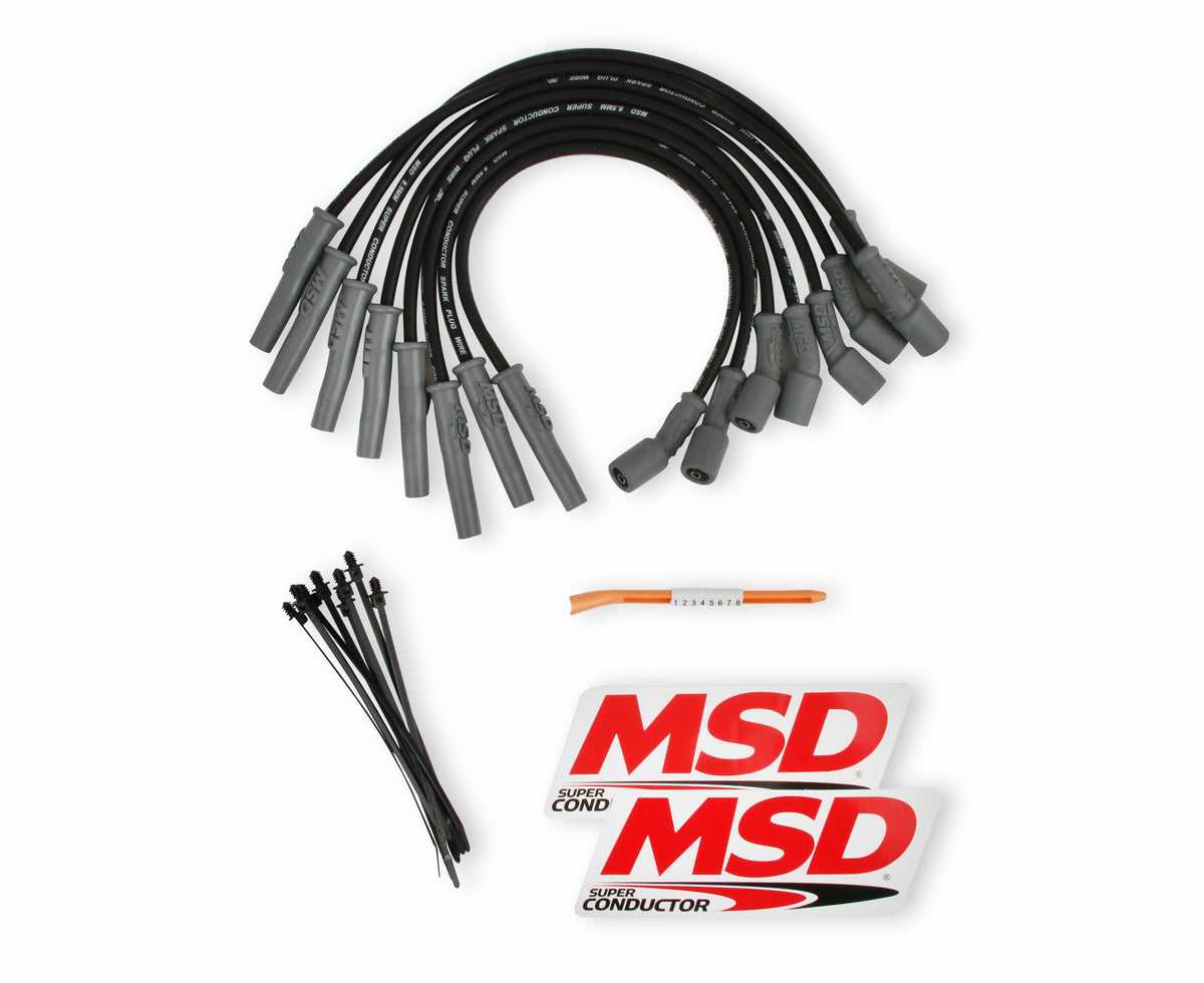MSD 31633 for Ford Raptor 6.2L V8 Black Wire Set