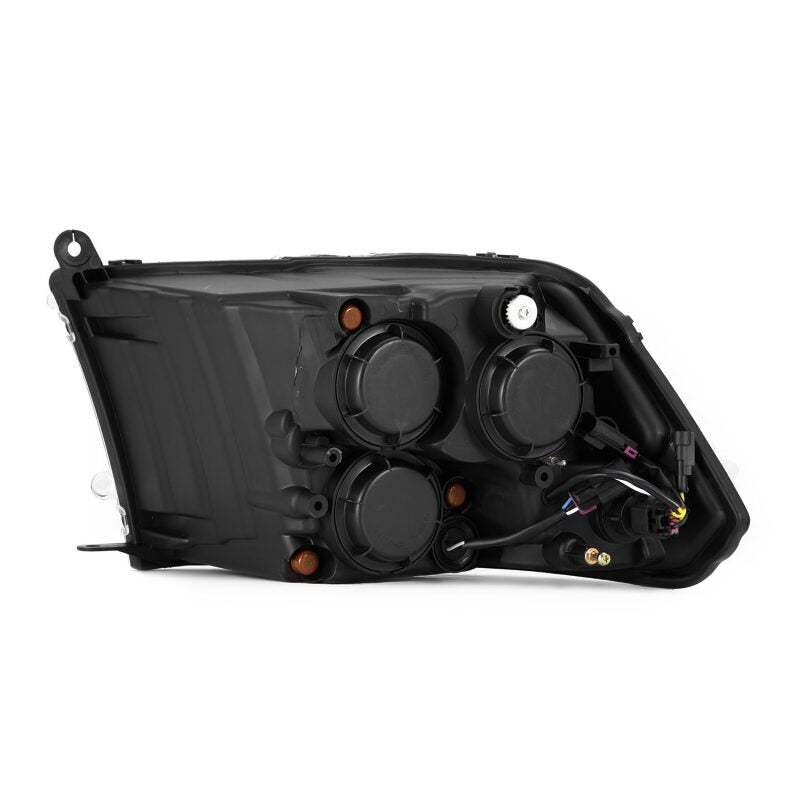AlphaRex 880563 09-18 RAM 1500 PRO-Series Projector Headlights Alpha-Black w/Sequential Signal & Top/Middle DRL