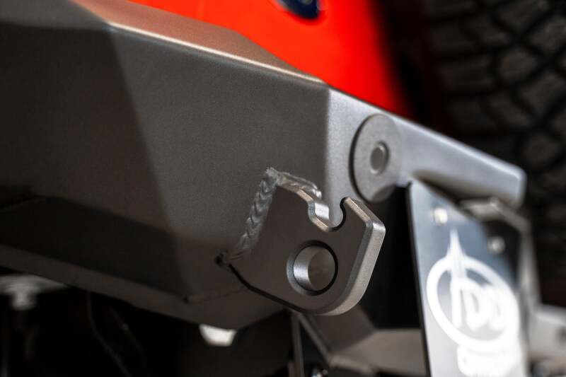 Addictive Desert Designs for 2021+ Ford Bronco Rock Fighter Rear Bumper - Hammer Black