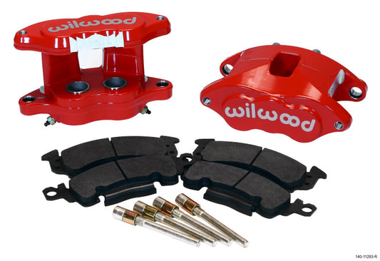 Wilwood D52 Rear Caliper Kit - Red 1.25 / 1.25in Piston 1.04in Rotor - #140-11293-R