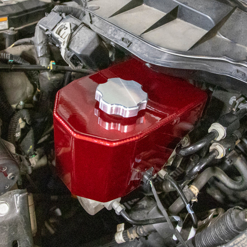 Wehrli Custom Fabrication WCF100257 Billet Brake Master Cylinder Cap Clear Anodized for 1998-2026 Dodge / Ram 5.9L/6.7L Cummins