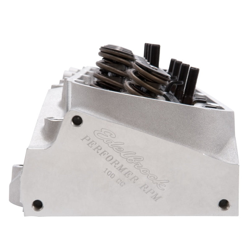 Edelbrock 60435 Cylinder Head BBC Performer RPM Oval Port 100cc Complete Single with Springs