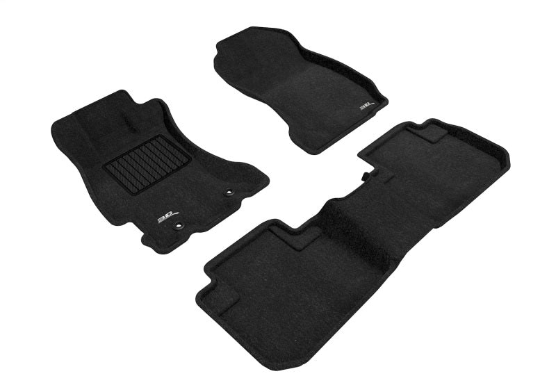 3D MAXpider Elegant Front & Rear Floor Mats for 2014-2018 Subaru Forester