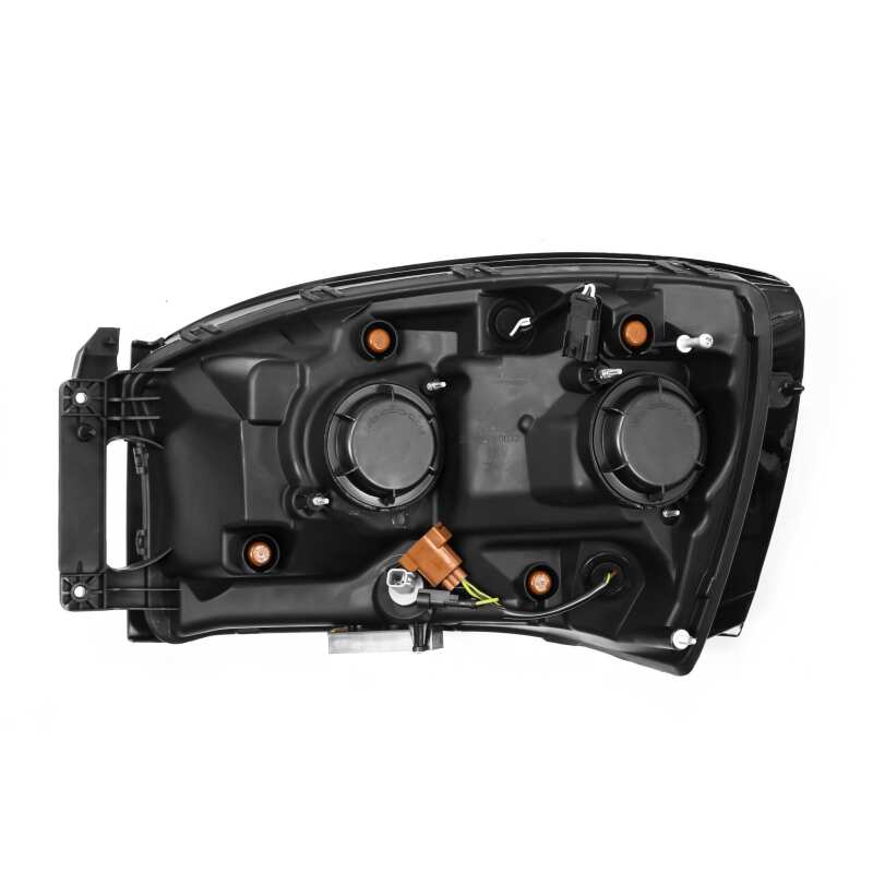 AlphaRex 880536 06-08 Dodge Ram 1500 HD NOVA LED ProjHeadlights Plank Style Black w/Sequential Signal/DRL/Amber LED