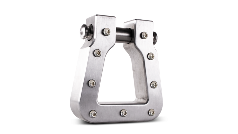 Body Armor (5141-M) Mega D-Ring Machined Silver Single