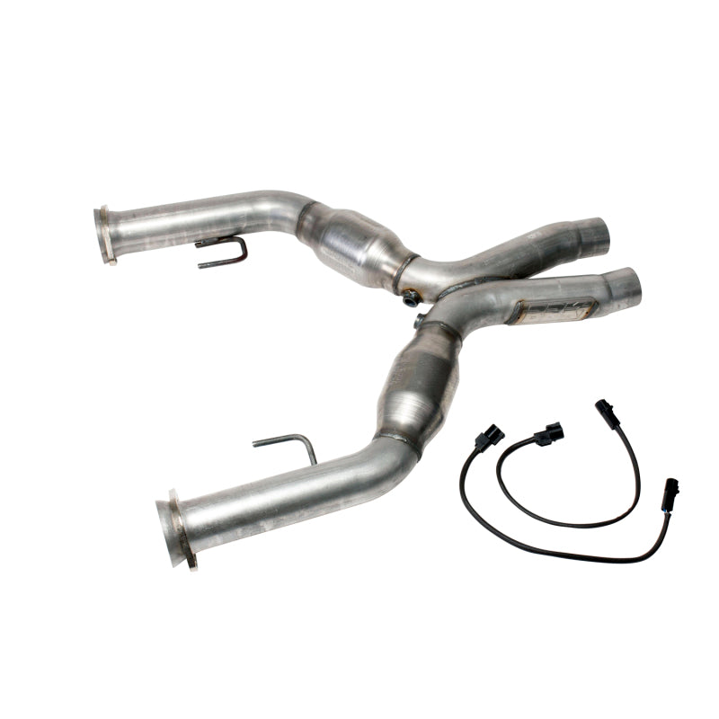 BBK Performance 1637 Short Mid X-Pipe with Catalytic Converters (2-3/4 in) for 2005-2010 Ford Mustang GT 4.6L