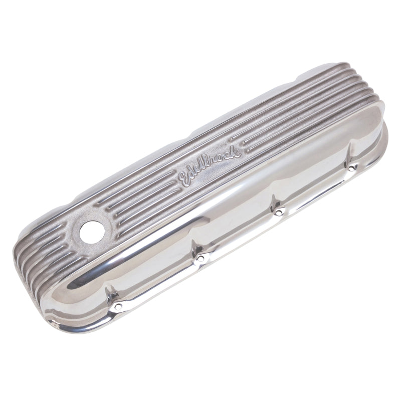 Edelbrock 4185 Valve Cover Classic Series Chevrolet 1965 and Later 396-502 V8 Polished