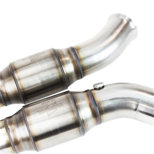 Kooks 21703300 for 14+ Chevy Corvette C7 3in x 3in GREEN Cat SS X-Pipe Kooks HDR Req