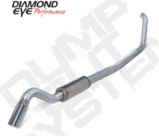 Diamond Eye K4319A 4in Turbo-Back Single Exhaust Kit - 2000-2003 Ford F-250/F-350 7.3L Powerstroke | Aluminized