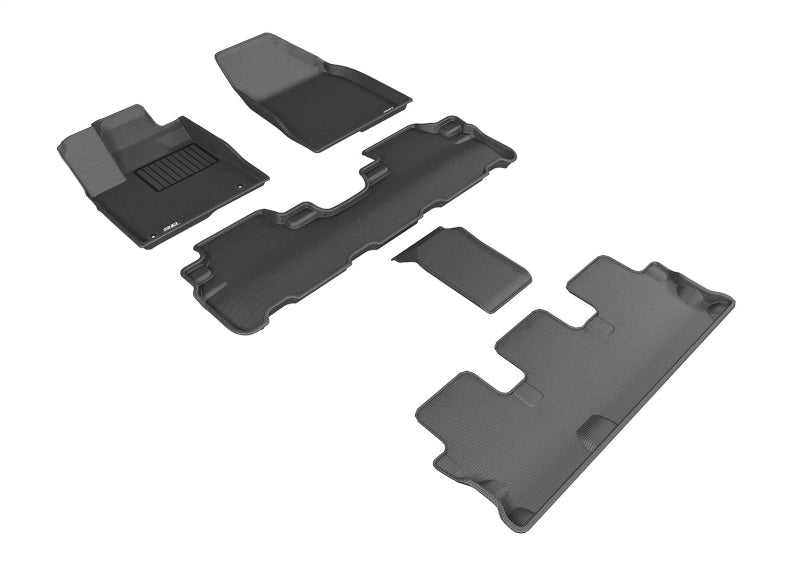 3D MAXpider Kagu 3rd Row Floor Mats for 2014-2019 Toyota Highlander