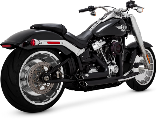 Vance & Hines 47335-22 Shortshots Exhaust Black for 2018-2022 Harley-Davidson Softail