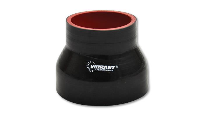 Vibrant 4 Ply Reinforced Silicone Transition Connector - 2.75in I.D. x 3in I.D.
