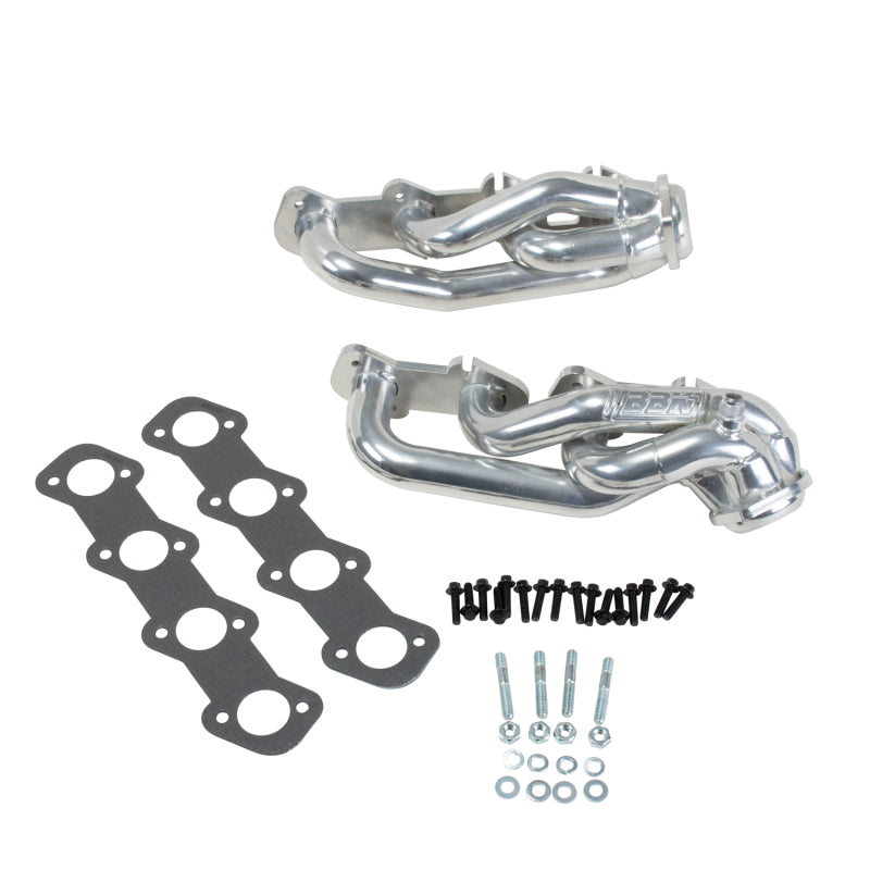 BBK Performance 35150 Shorty Tuned Length Headers 1-5/8 Silver Ceramic for 1997-2003 Ford F-150 (4.6L V8)