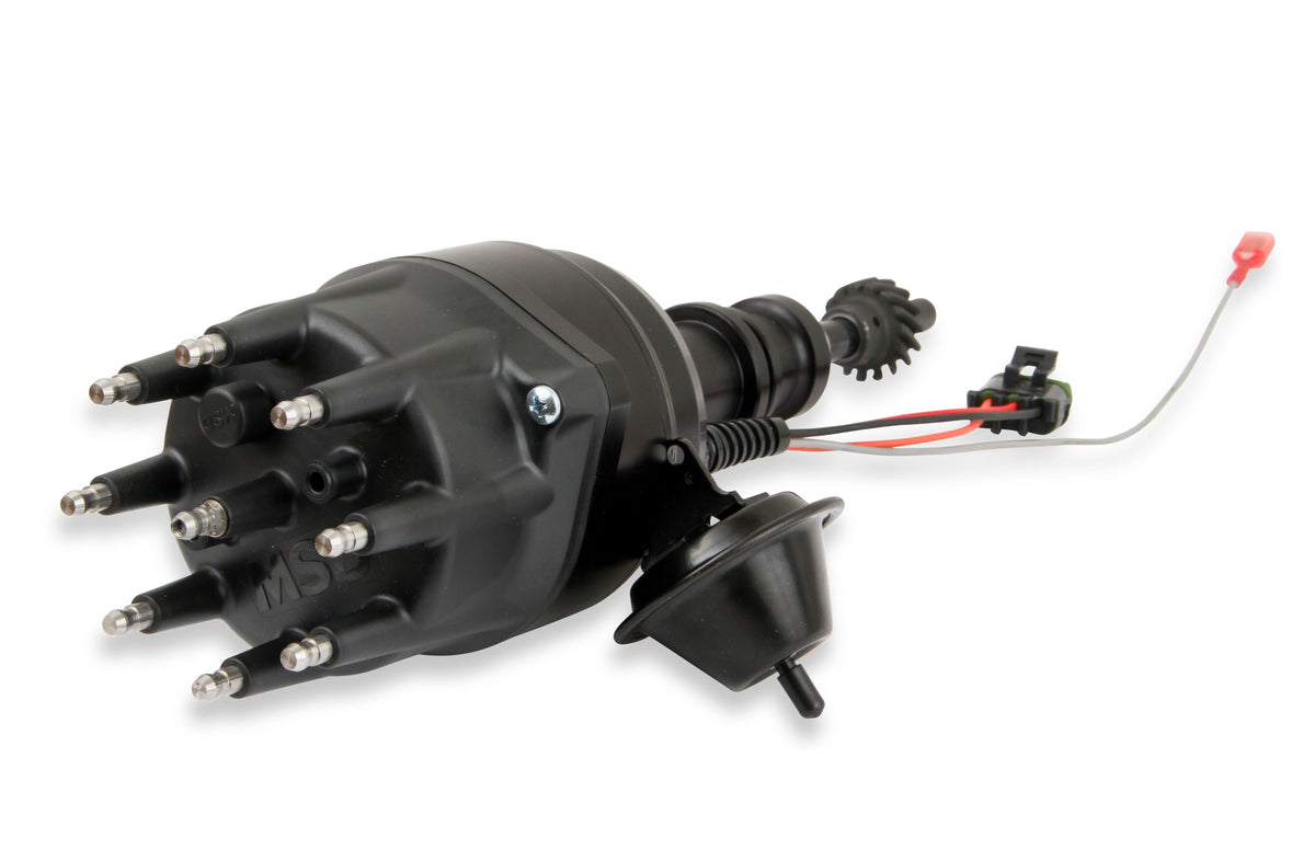 MSD 835231 Black Distributor, for Ford 289/302, Ready-to-Run, Steel Gear