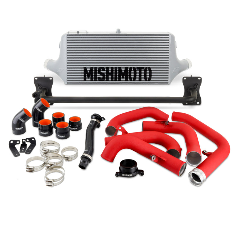 Mishimoto 2022+ WRX Front Mount Intercooler Kit SL Core WRD Pipes - #MMINT-WRX-22SLRD