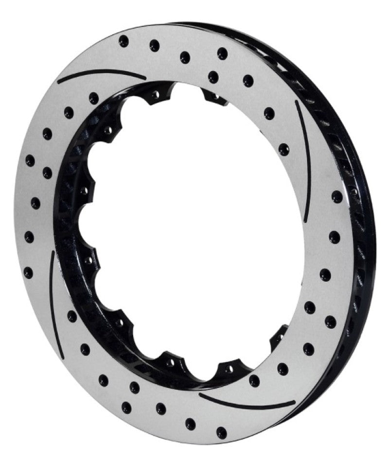 Wilwood Rotor-SV-SRP 72 Iron-RH-BLK-Drill 14.00 x 1.25 - 12 on 8.75in - #160-8396-BK