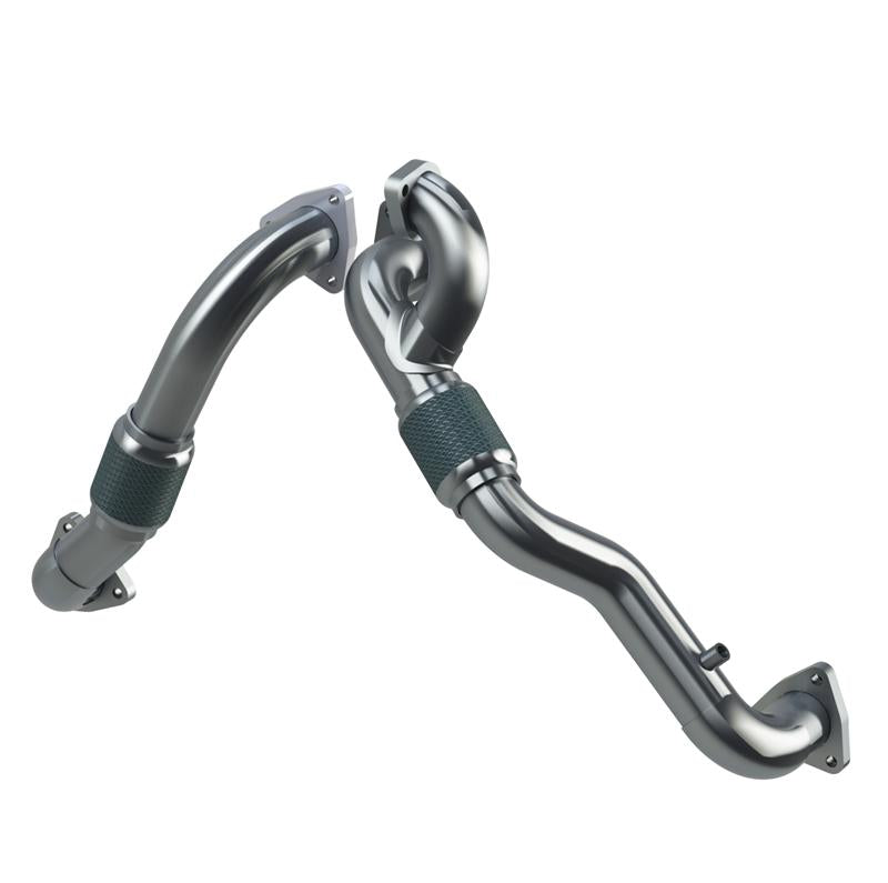 MBRP FAL2761 Turbo Dual Up-Pipe Kit - 2008-2010 Ford F-250/F-350/F-450 6.4L Powerstroke | Aluminized