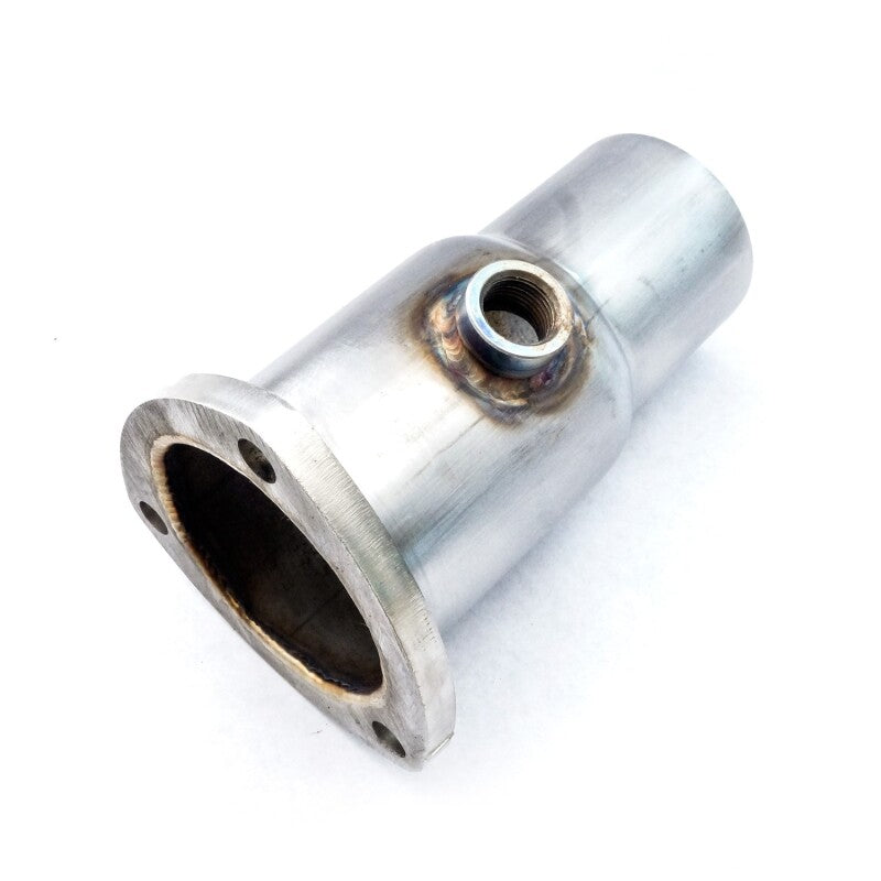 Stainless Works for Collector Adapter 3-Bolt 3in OD Tubing 2-1/2in OD Outlet + O2 Bung
