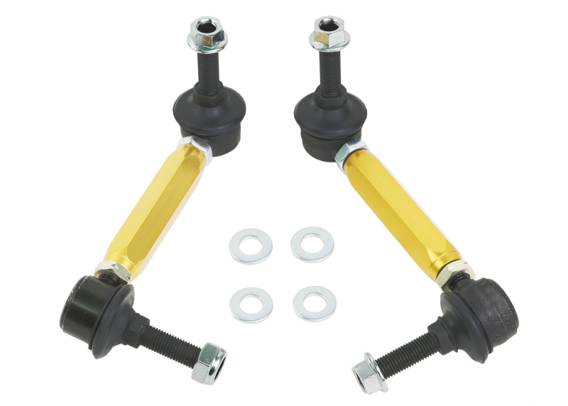 Whiteline KLC140-135 Universal Sway Bar End Link Kit 130-155mm Heavy Duty Adjustable 10mm Ball Studs for 2013-2018 BMW 320i, 2013-2018 BMW 320i xDrive, 2016-2021 BMW M2 and More