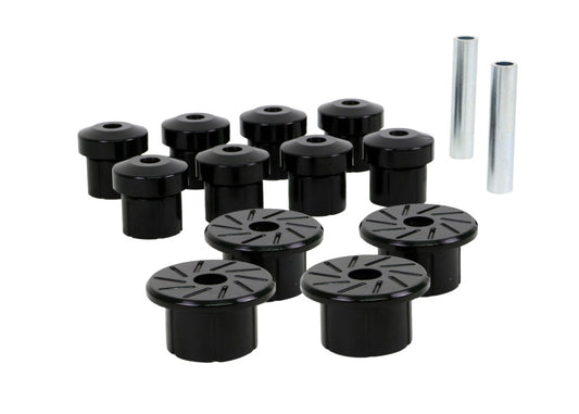 Whiteline W73822 Rear Leaf Spring & Shackle Bushings for 1973-1981 Chevrolet Camaro, 1973-1981 Oldsmobile Omega, 1973-1981 Pontiac Firebird and More
