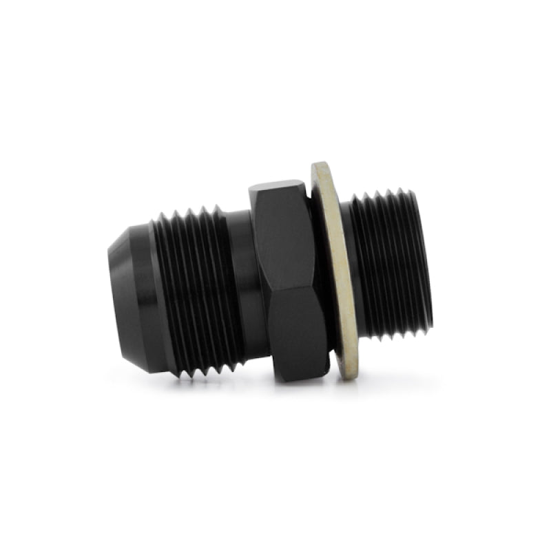 Mishimoto Sandwich Plate Fitting M20 x -10AN Black - #MMSPF-10ANBK