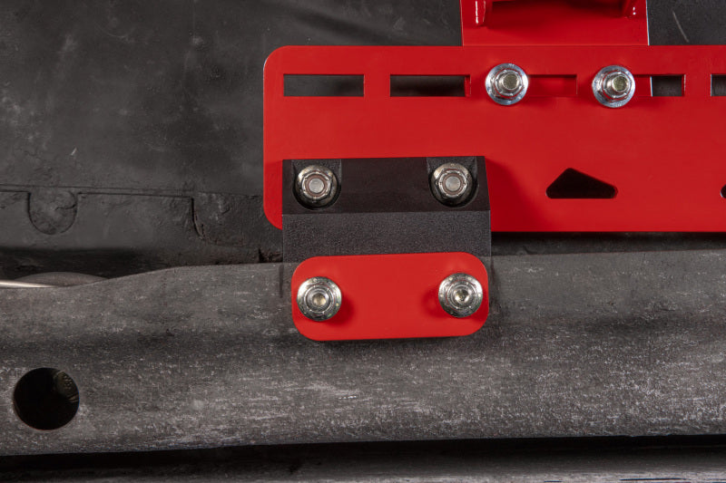 UMI Performance 3108-R Modular Adjustable Transmission Crossmember Red