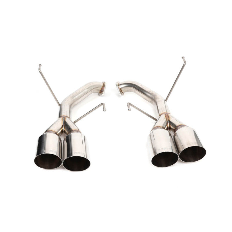 BLOX Racing 2022+ WRX Muffler Delete / Axle Back Single Wall 4in - Polished Tips BXEX-51106