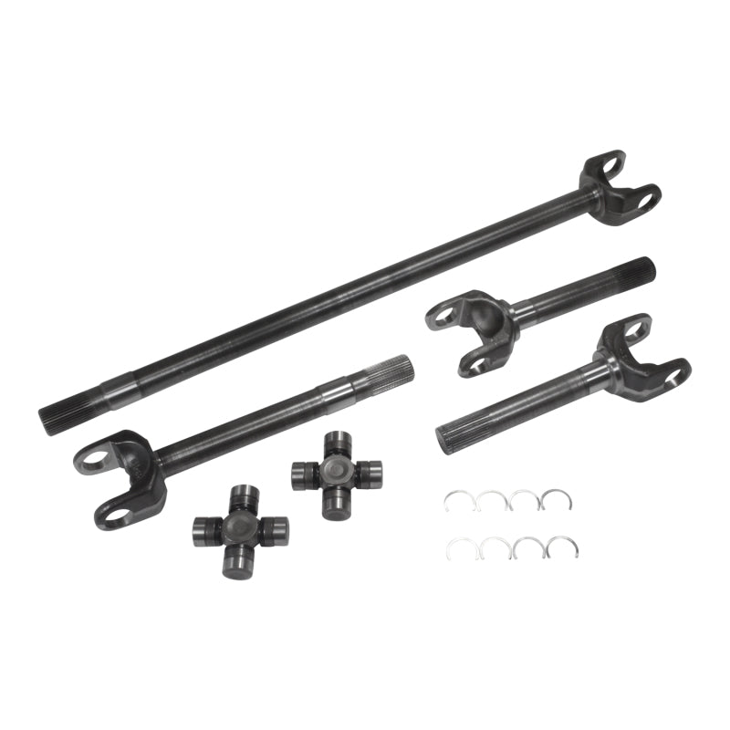 Yukon Gear & Axle ZA W26026 USA Standard 4340 Chrome-Moly Replacement Axle Kit For 79-93 Dodge Dana 60 Front / 35 Spline