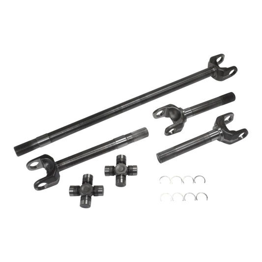 Yukon Gear & Axle ZA W26026 USA Standard 4340 Chrome-Moly Replacement Axle Kit For 1979-1993 Dodge Dana 60 Front / 35 Spline