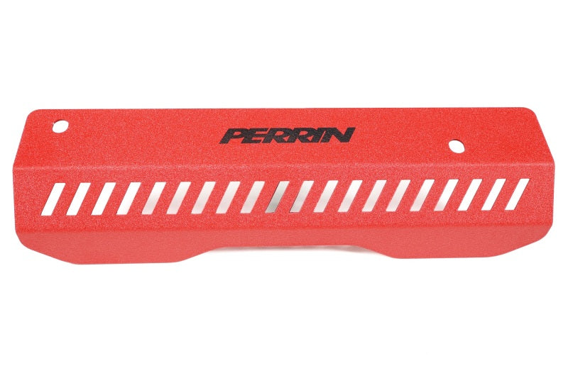 PERRIN 22-26 Subaru WRX Pulley Cover - Red (SHORT - For Use w/PERRIN AOS)