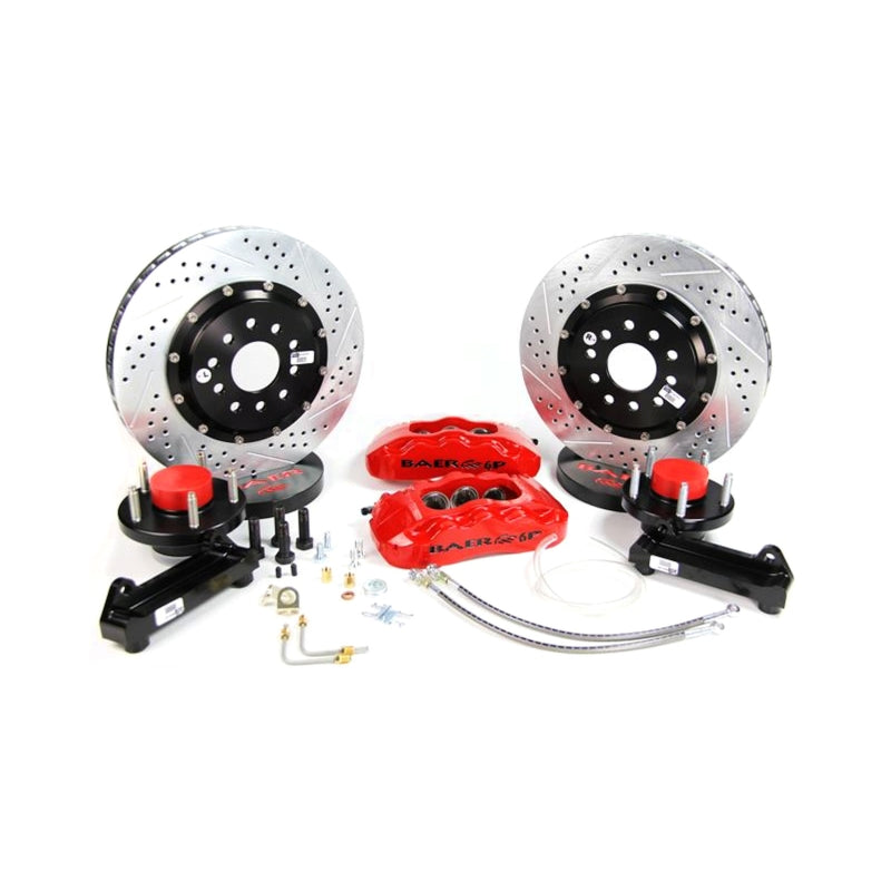 Baer Brakes 64-72 Buick Skylark STD Studs 13in Pro+ Front SDZ Brake Kit - Monster Green