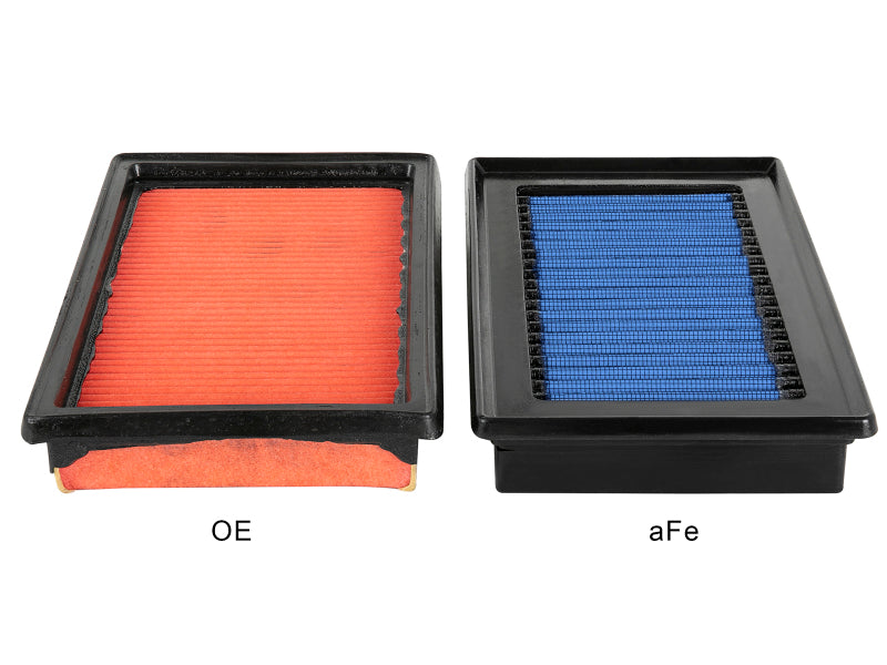 aFe Power Magnum FLOW OE Replacement Air Filter w/Pro 5R Media (Pair) for Infiniti Q50 V6-3.5L (V35) 14-18/14-15 V6-3.7L (V37) #30-10273-MA