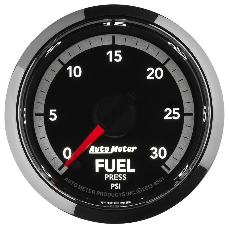 AutoMeter 8561 Factory Match 52mm Full Sweep Electric 0-30 PSI Fuel Pressure Gauge for Gen 4 Dodge