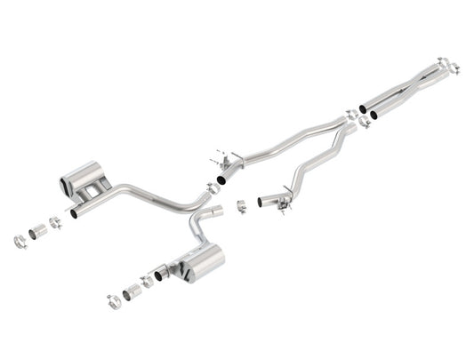 Borla 140675 2015-2022 Charger SRT 392 / Scat Pack 6.4L Atak Catback Exhaust Single Split Rear Exit - #140675