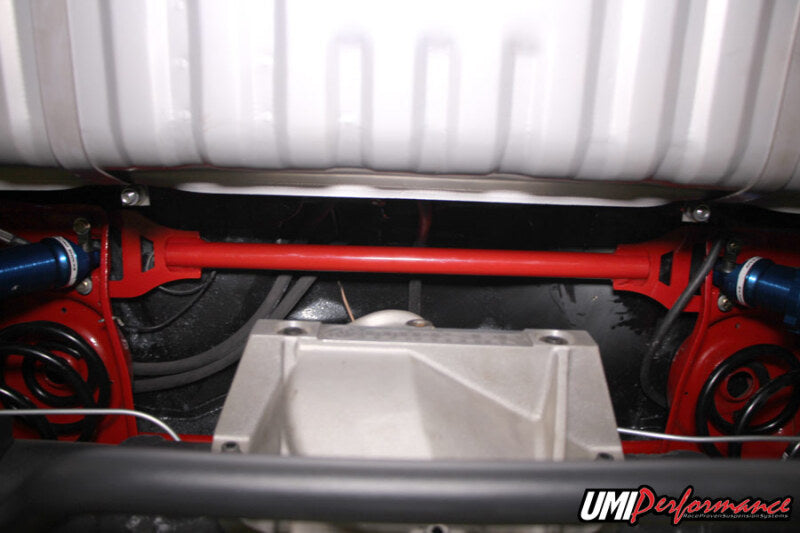 UMI Performance 4058-B Rear Shock Tower Brace Bolt-In Black for 1964-1972 A-Body