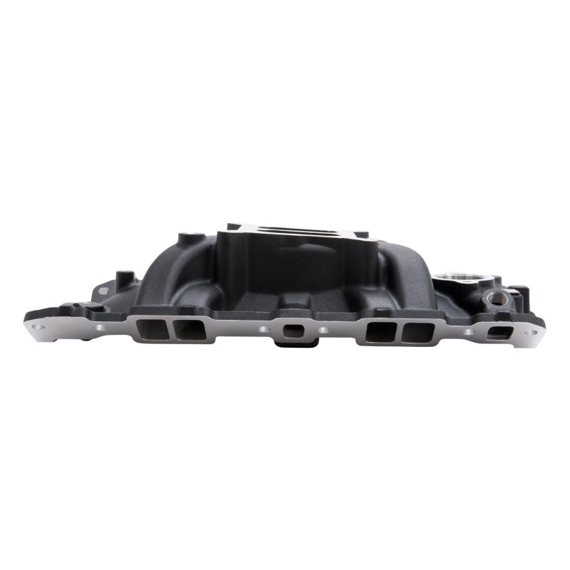 Edelbrock 27033 Intake Manifold Performer EPS SBC with Oil Fill Tube and Breather Black