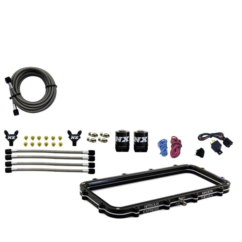 Nitrous Express Nitrous Plate Kit w/o Bottle for Holley High Ram Plenum 20940-00