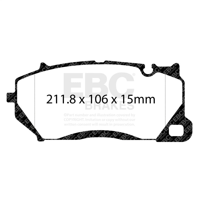 EBC 19-23 Audi RS6 C8 / RS7 4G9 4.0 Twin Turbo Bluestuff Front Brake Pads DP52492NDX