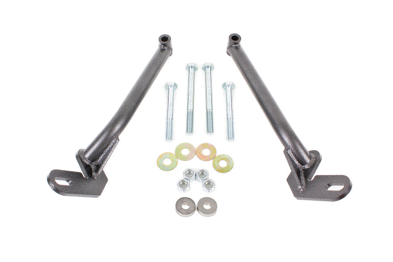 BMR 1978-1987 G-Body Control Arm Reinforcement Braces - Black Hammertone