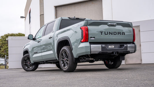 Borla 140940CFBA 22-24 Toyota Tundra 3.4L V6 (Inc. Hyb.) Ext. Cab/STD Bed/145.7in WB ATAK Cat-Back - Carbon - #140940CFBA