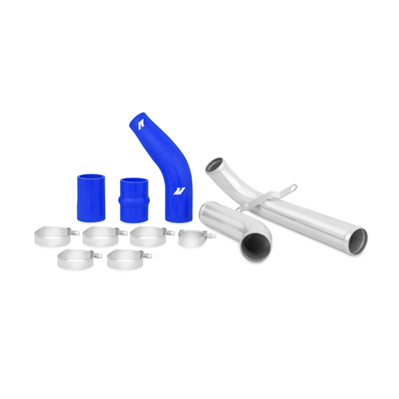 Mishimoto 08+ Mitsubishi Lancer Evolution X Blue Upper Intercooler Pipe Kit - #MMICP-EVO-10UBL