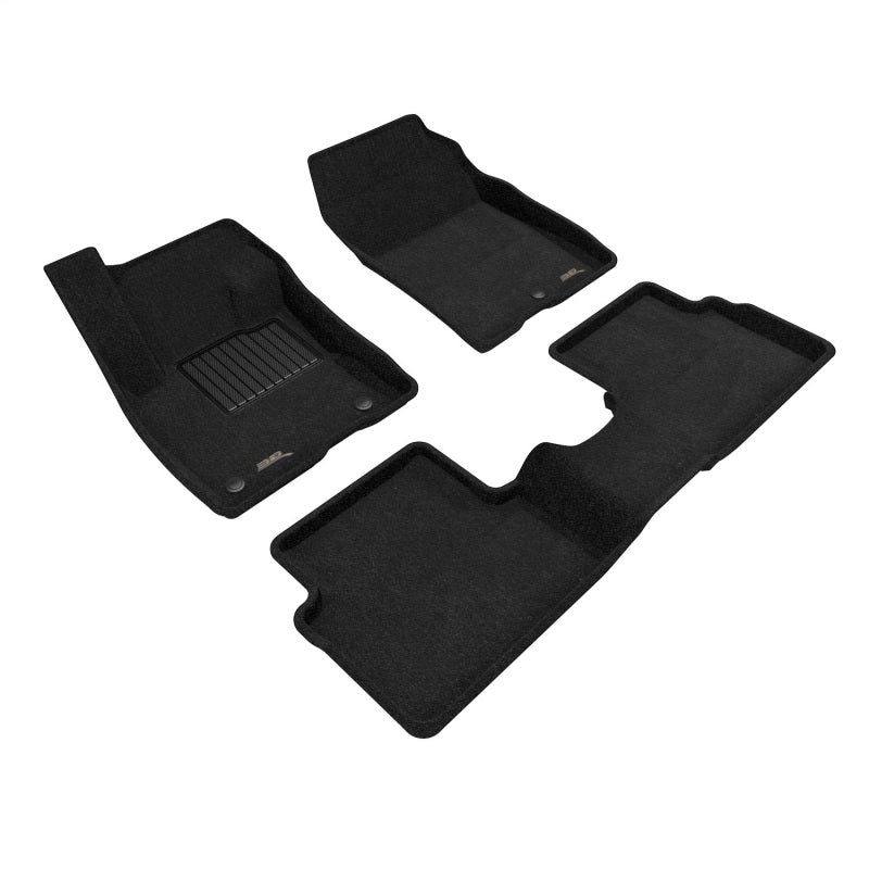3D MAXpider Elegant Front & Rear Floor Mats for 2022-2024 Ford Maverick (Gasoline)