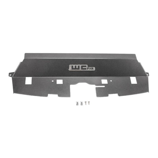 Wehrli Custom Fabrication WCF100546-GW Fabricated Aluminum Radiator Cover Gloss White for 2013-2018 Ram 2500 / 3500 Cummins