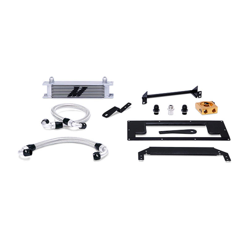 Mishimoto 99-05 Mazda Miata Thermostatic Oil Cooler Kit - Silver - #MMOC-MIA-99T