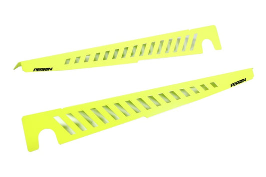 PERRIN 22-26 Subaru WRX Fender Shroud Set - Neon Yellow