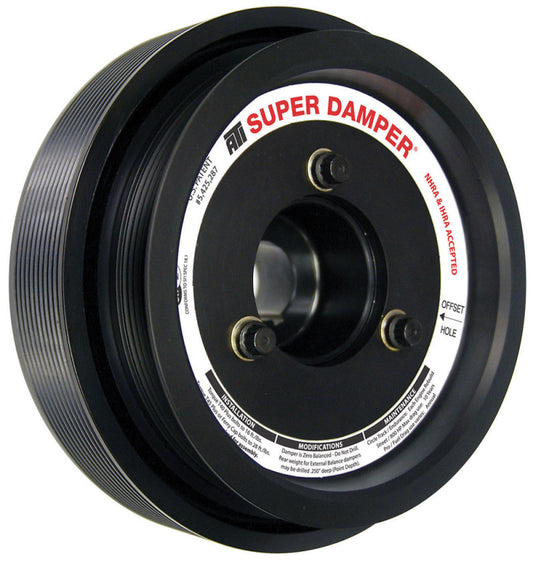 ATI Performance Products 918049 Super Damper Harmonic Balancer 7.81 in Aluminum 6/10 Groove 10% Overdrive for 2007-2014 Ford Mustang Shelby GT500 (5.4L / 5.8L)