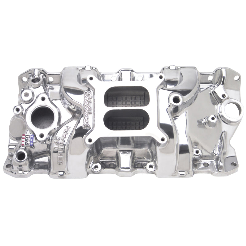 Edelbrock 71011 Performer RPM Manifold Polished