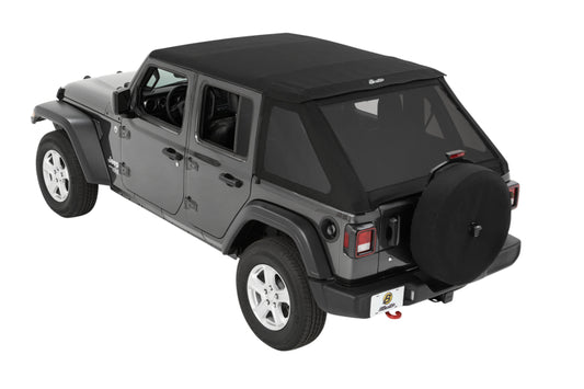 Bestop 18-26 for Jeep Wrangler JL 4-Door Trektop (Premium Black Twill)