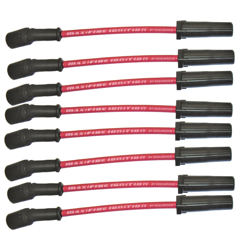 Edelbrock 22717 Spark Plug Wire Set GM LS Engines Heat Shields without Red Wire (Set of 8)